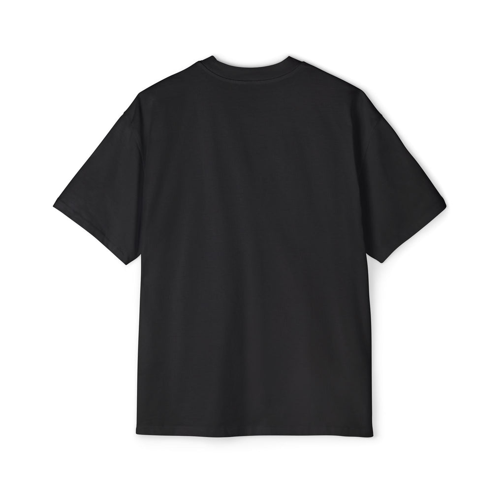 Oversized Tee — Red & Ink Samurai Symbol Graphic